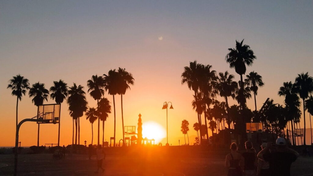 Tramonto a Venice Beach