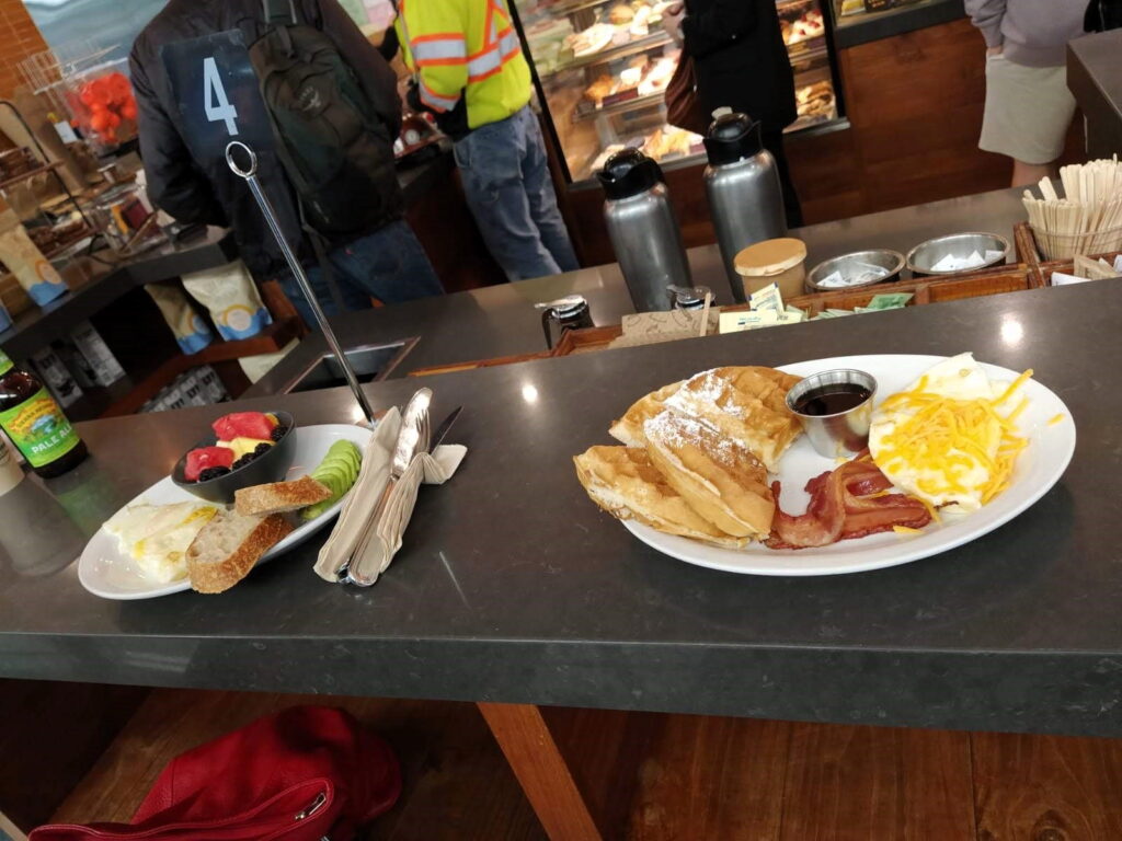 Piatti della colazione a Los Angeles