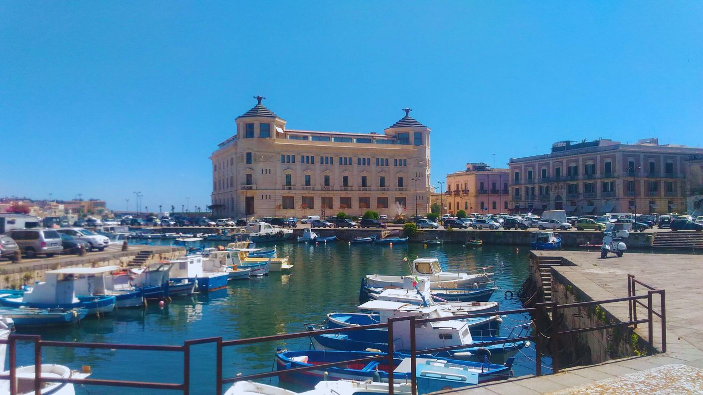 Veduta a Siracusa, in Sicilia.