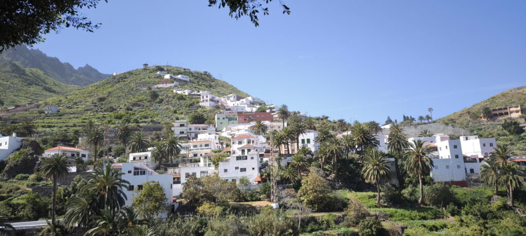 Panorama dalla foresta di Anaga a Tenerife
