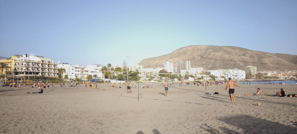 Spiaggia di Los Cristianos a Tenerife