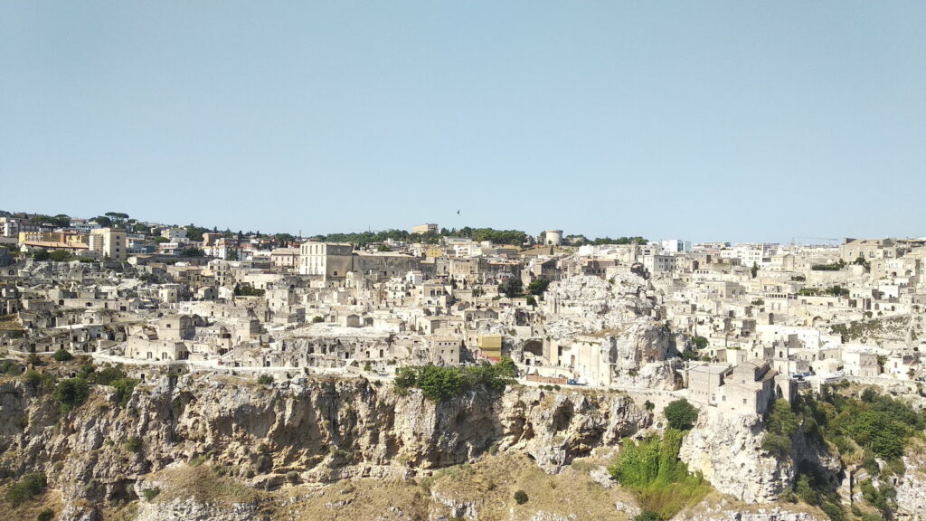 Veduta dei Sassi di Matera, in Basilicata